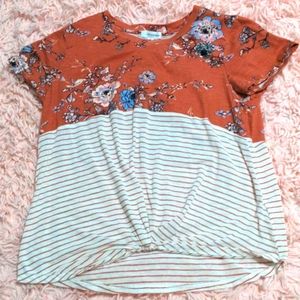Floral summer shirt